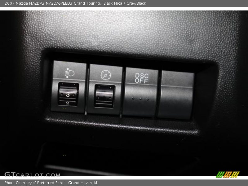 Black Mica / Gray/Black 2007 Mazda MAZDA3 MAZDASPEED3 Grand Touring