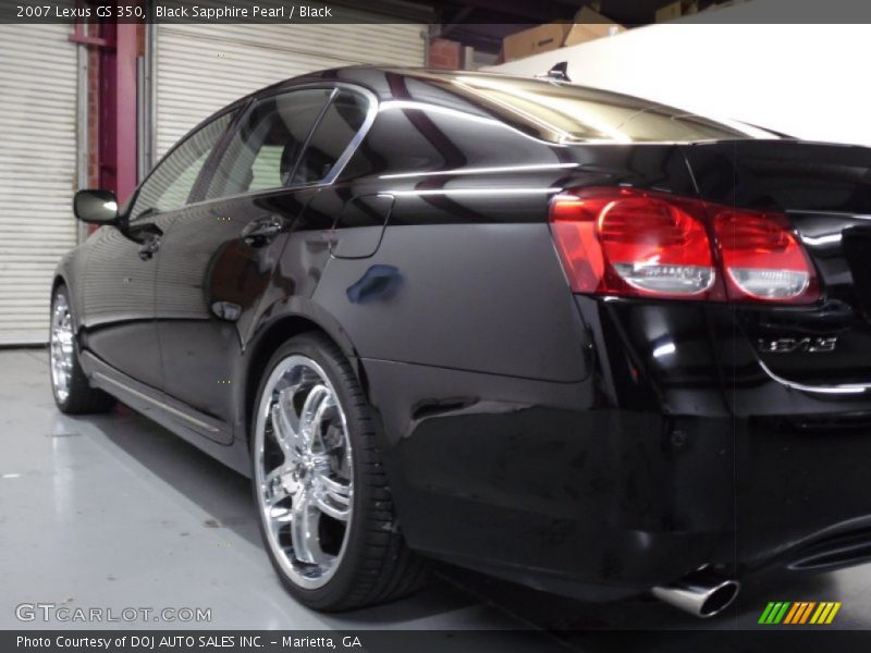 Black Sapphire Pearl / Black 2007 Lexus GS 350
