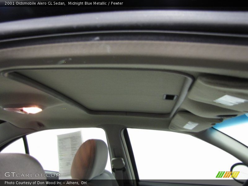 Midnight Blue Metallic / Pewter 2001 Oldsmobile Alero GL Sedan