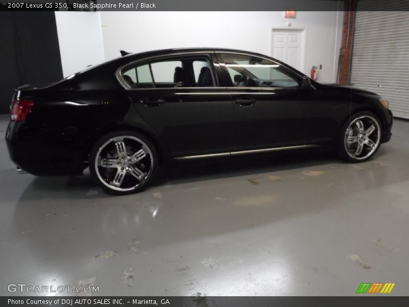 Black Sapphire Pearl / Black 2007 Lexus GS 350