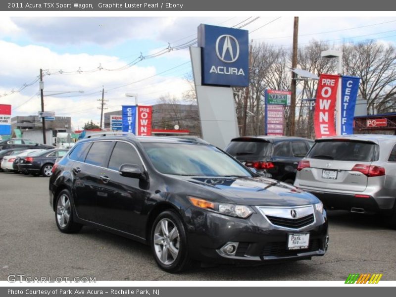 Graphite Luster Pearl / Ebony 2011 Acura TSX Sport Wagon