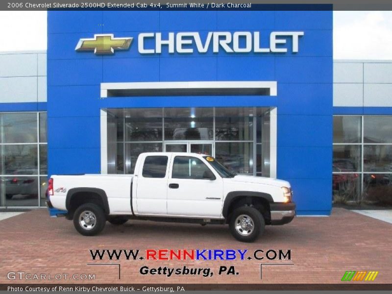 Summit White / Dark Charcoal 2006 Chevrolet Silverado 2500HD Extended Cab 4x4