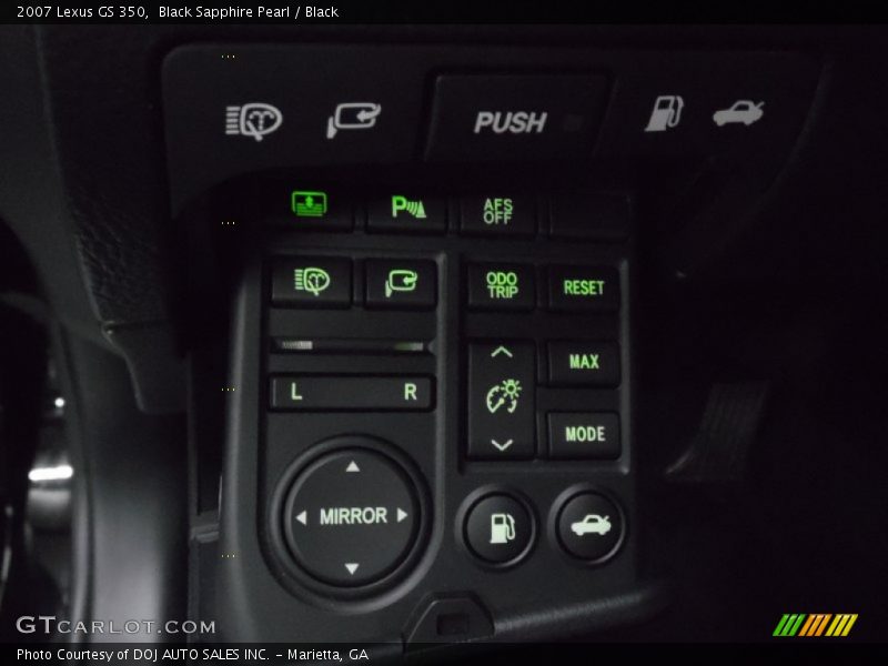 Black Sapphire Pearl / Black 2007 Lexus GS 350