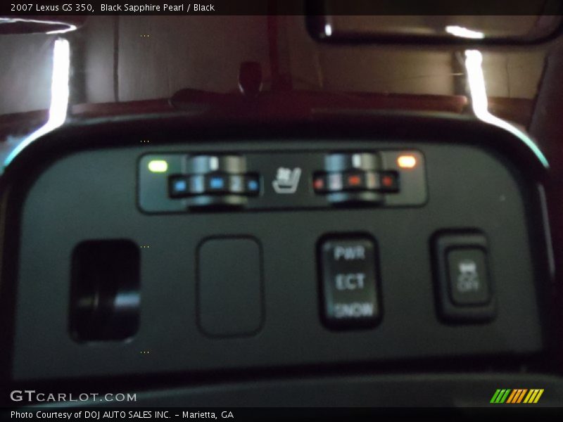 Black Sapphire Pearl / Black 2007 Lexus GS 350