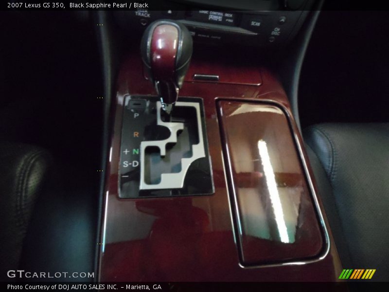 Black Sapphire Pearl / Black 2007 Lexus GS 350