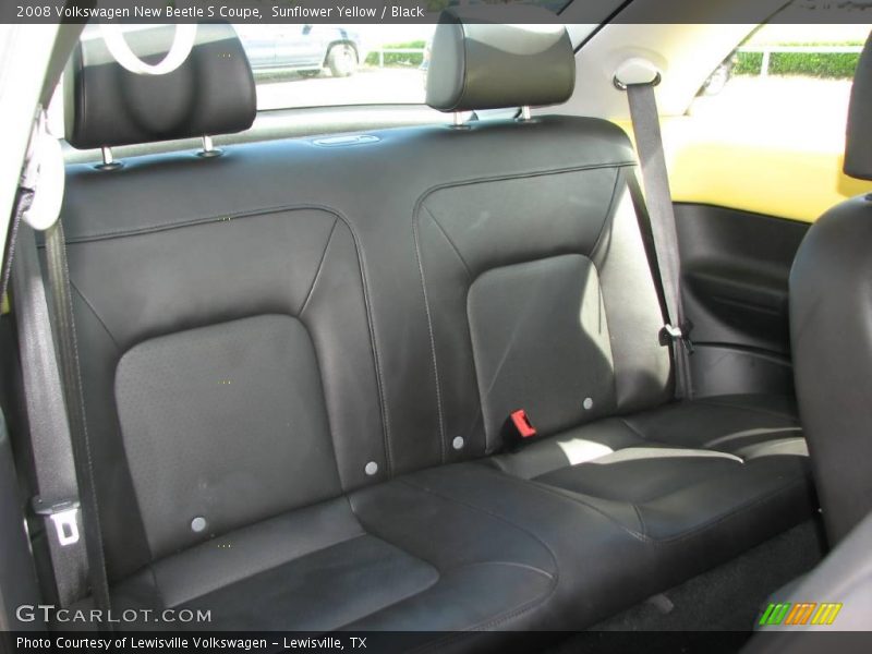 Sunflower Yellow / Black 2008 Volkswagen New Beetle S Coupe
