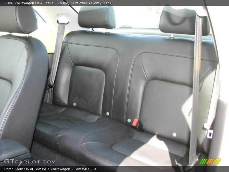 Sunflower Yellow / Black 2008 Volkswagen New Beetle S Coupe