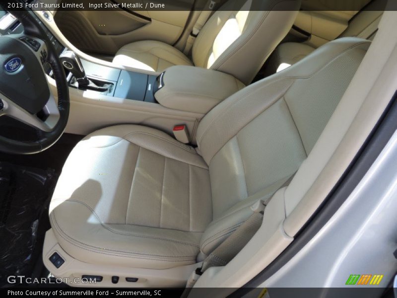 Ingot Silver Metallic / Dune 2013 Ford Taurus Limited