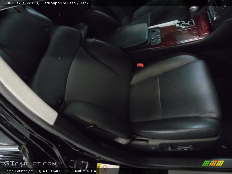 Black Sapphire Pearl / Black 2007 Lexus GS 350