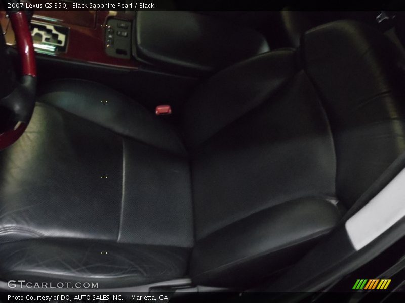 Black Sapphire Pearl / Black 2007 Lexus GS 350