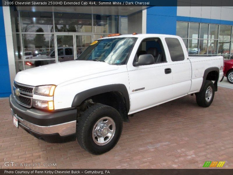 Summit White / Dark Charcoal 2006 Chevrolet Silverado 2500HD Extended Cab 4x4