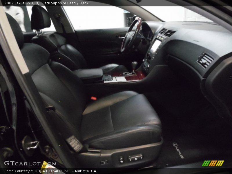 Black Sapphire Pearl / Black 2007 Lexus GS 350