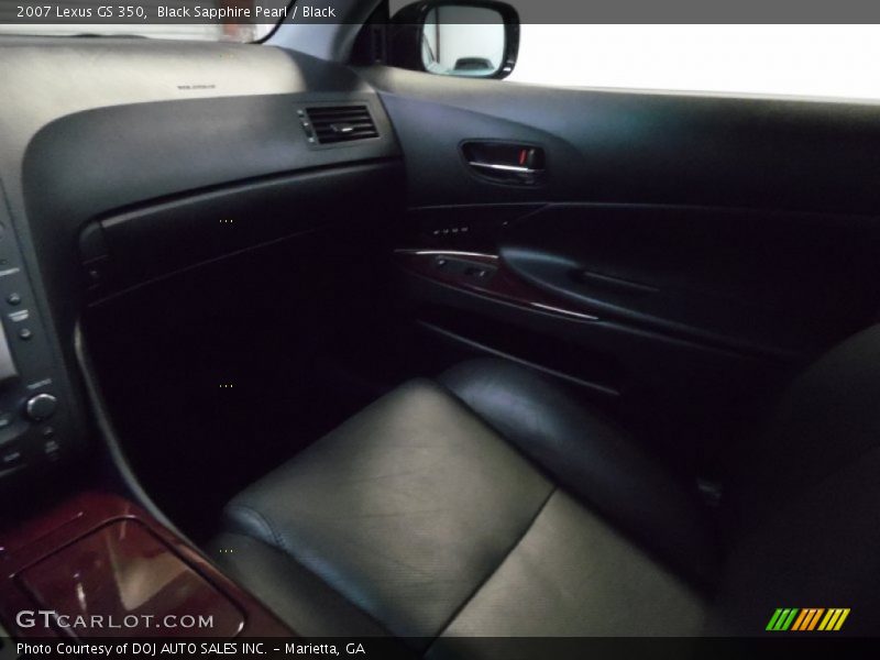 Black Sapphire Pearl / Black 2007 Lexus GS 350