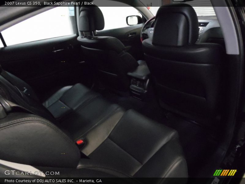 Black Sapphire Pearl / Black 2007 Lexus GS 350
