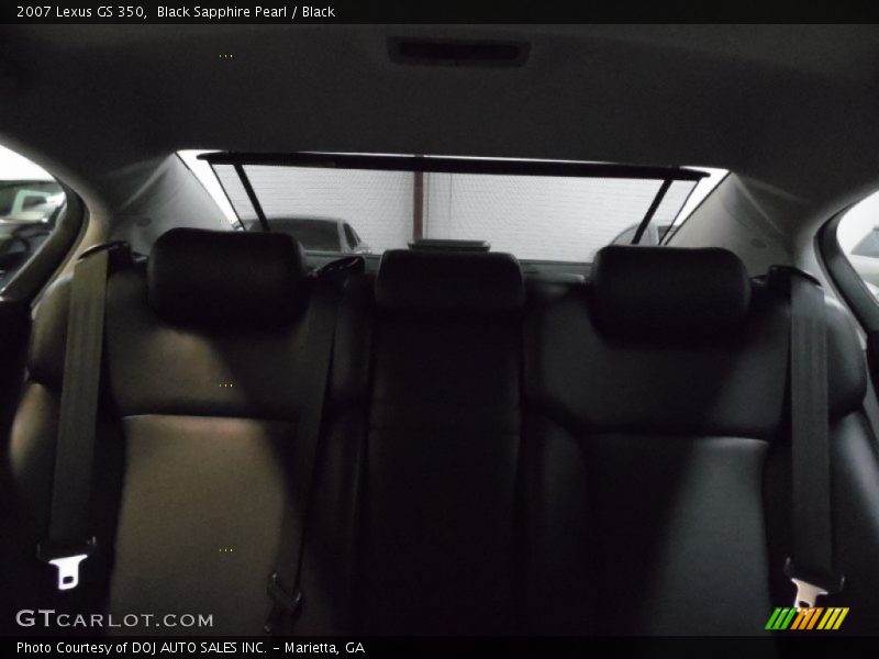 Black Sapphire Pearl / Black 2007 Lexus GS 350