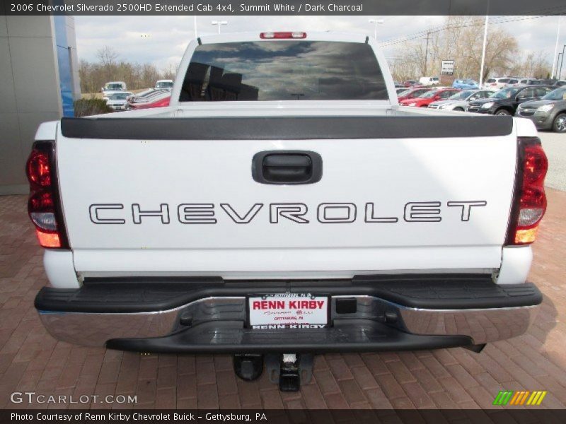 Summit White / Dark Charcoal 2006 Chevrolet Silverado 2500HD Extended Cab 4x4