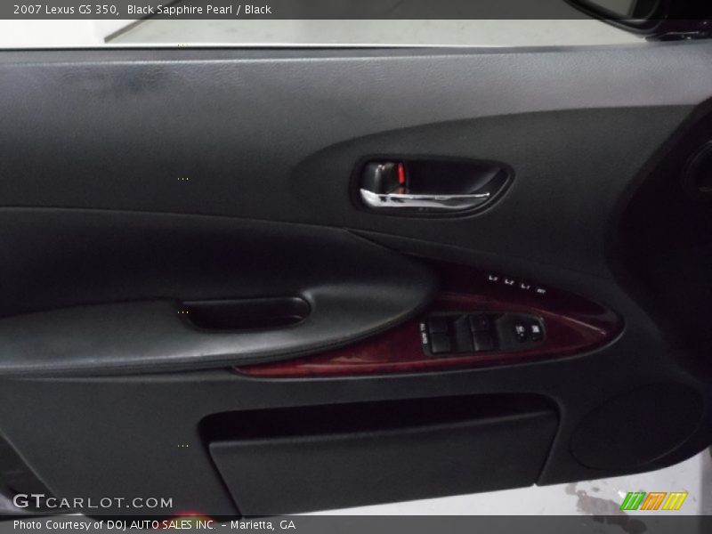 Black Sapphire Pearl / Black 2007 Lexus GS 350