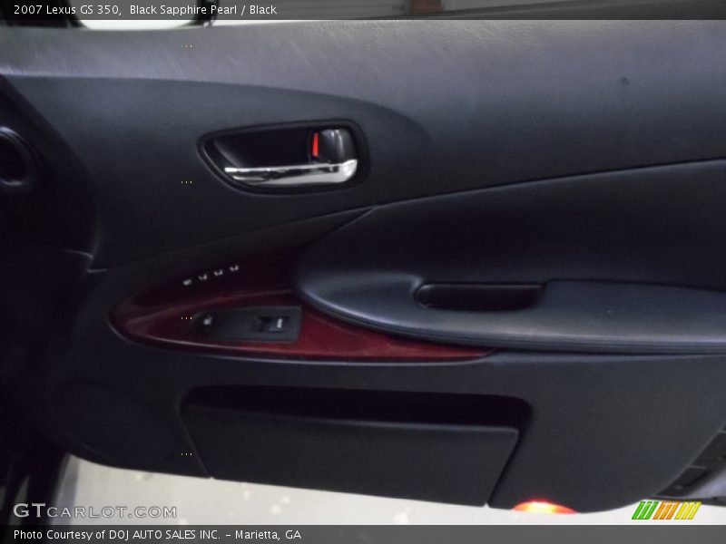 Black Sapphire Pearl / Black 2007 Lexus GS 350