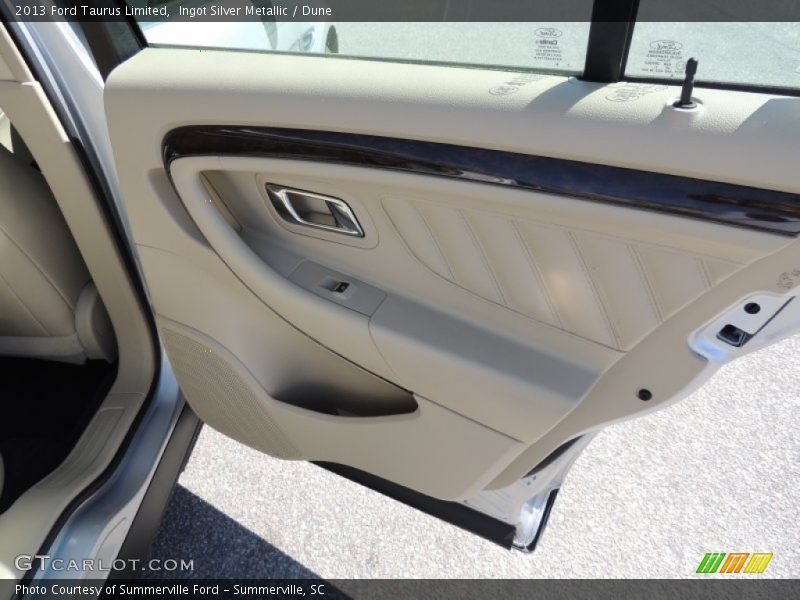 Ingot Silver Metallic / Dune 2013 Ford Taurus Limited