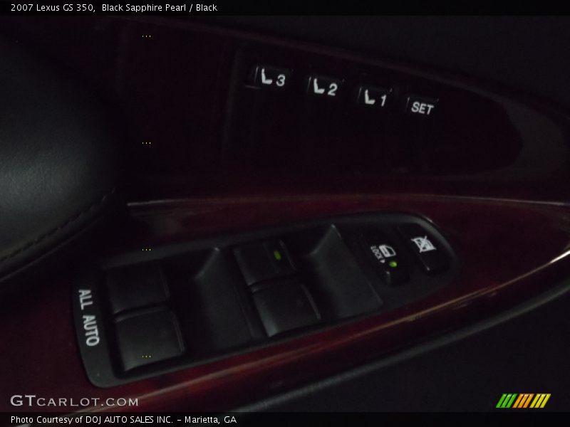 Black Sapphire Pearl / Black 2007 Lexus GS 350