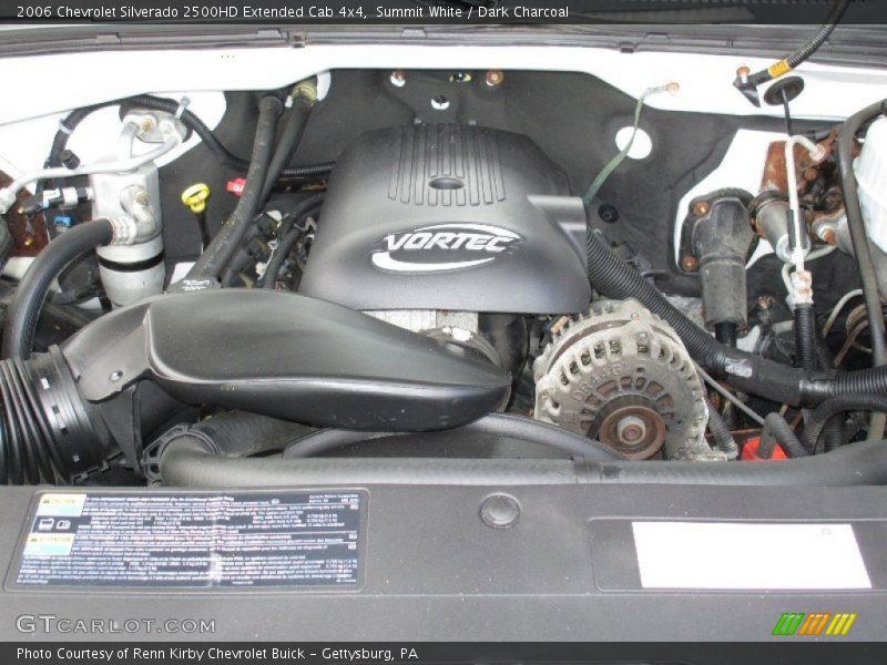 Summit White / Dark Charcoal 2006 Chevrolet Silverado 2500HD Extended Cab 4x4