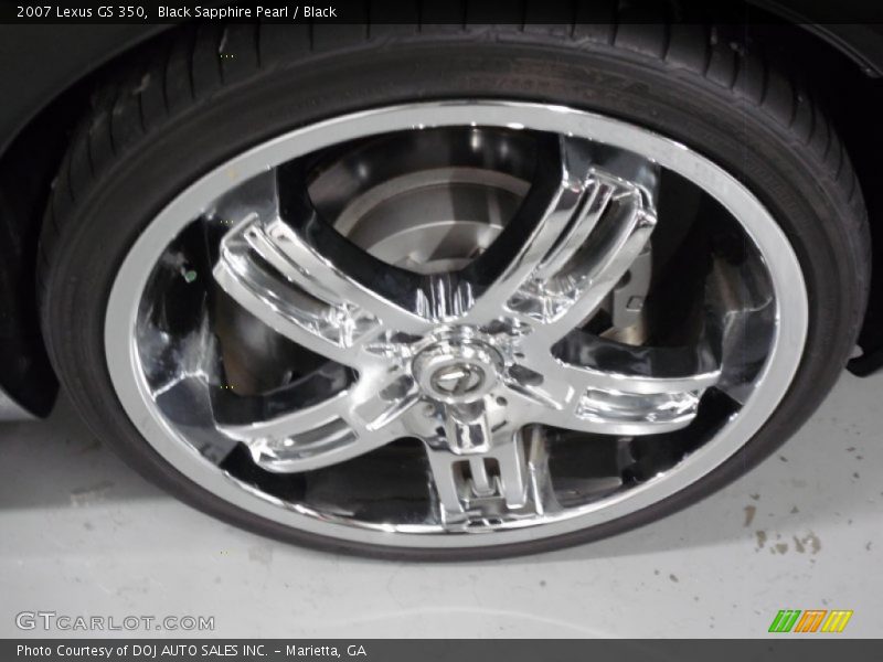 Black Sapphire Pearl / Black 2007 Lexus GS 350