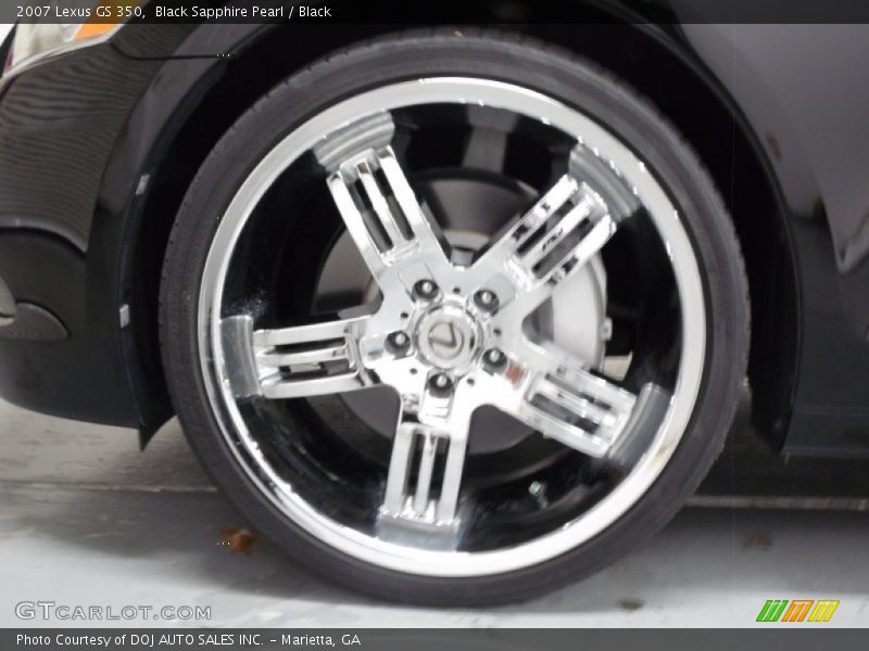 Black Sapphire Pearl / Black 2007 Lexus GS 350