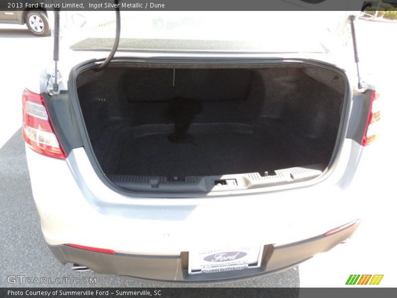 Ingot Silver Metallic / Dune 2013 Ford Taurus Limited