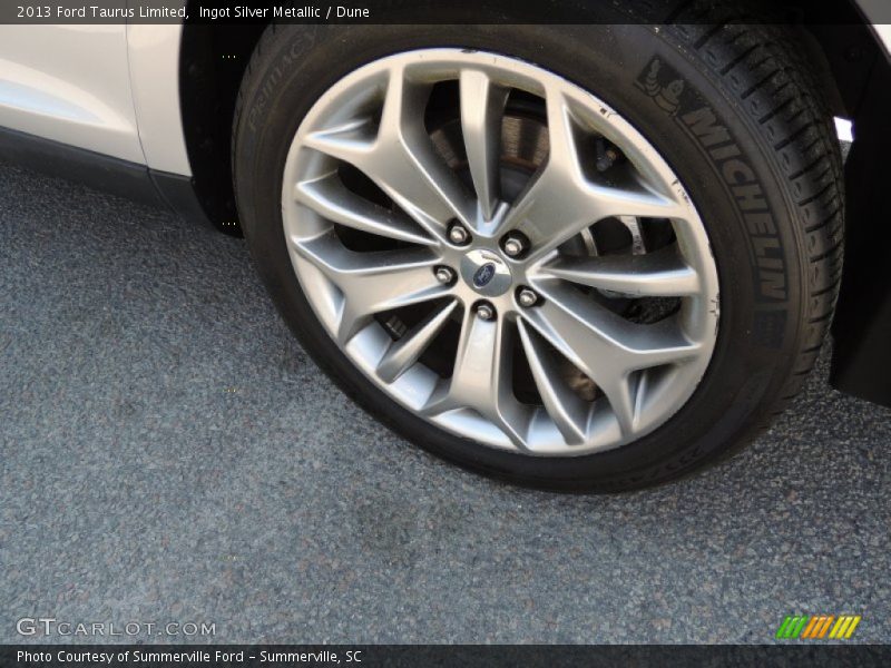 Ingot Silver Metallic / Dune 2013 Ford Taurus Limited
