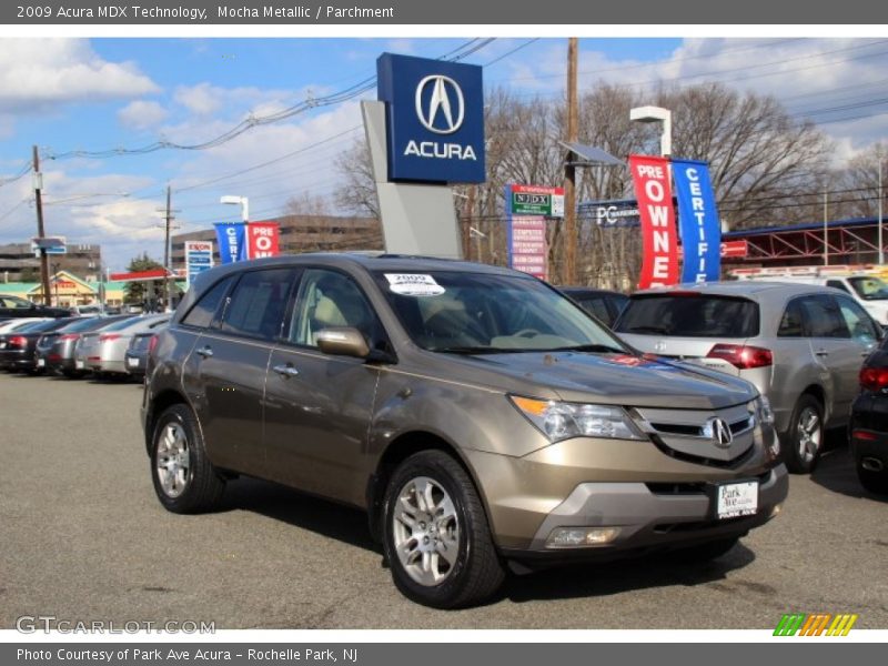 Mocha Metallic / Parchment 2009 Acura MDX Technology