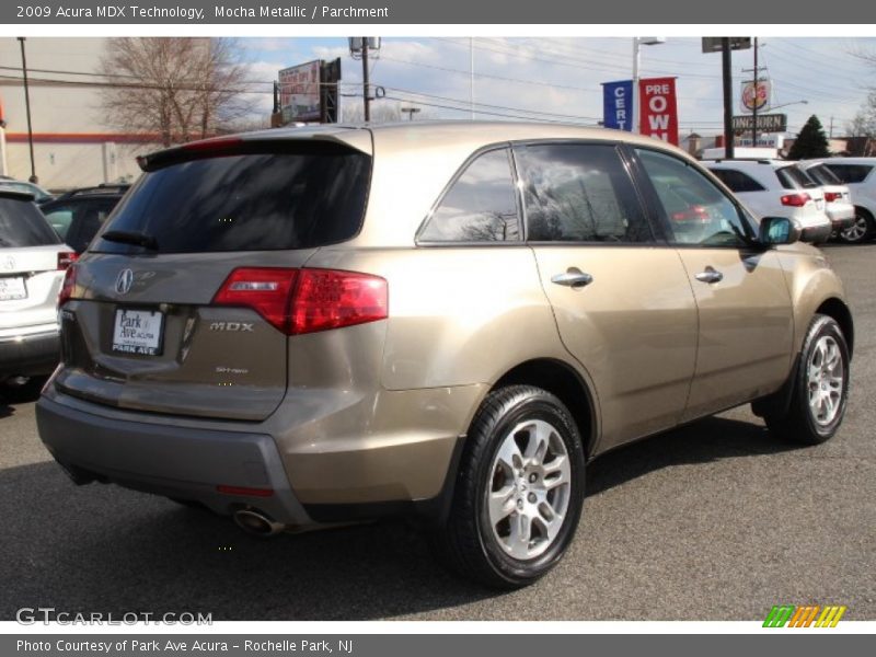 Mocha Metallic / Parchment 2009 Acura MDX Technology