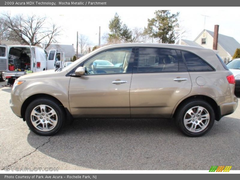 Mocha Metallic / Parchment 2009 Acura MDX Technology