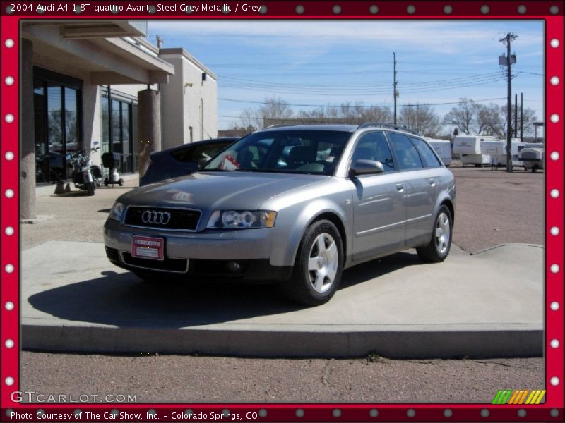 Steel Grey Metallic / Grey 2004 Audi A4 1.8T quattro Avant