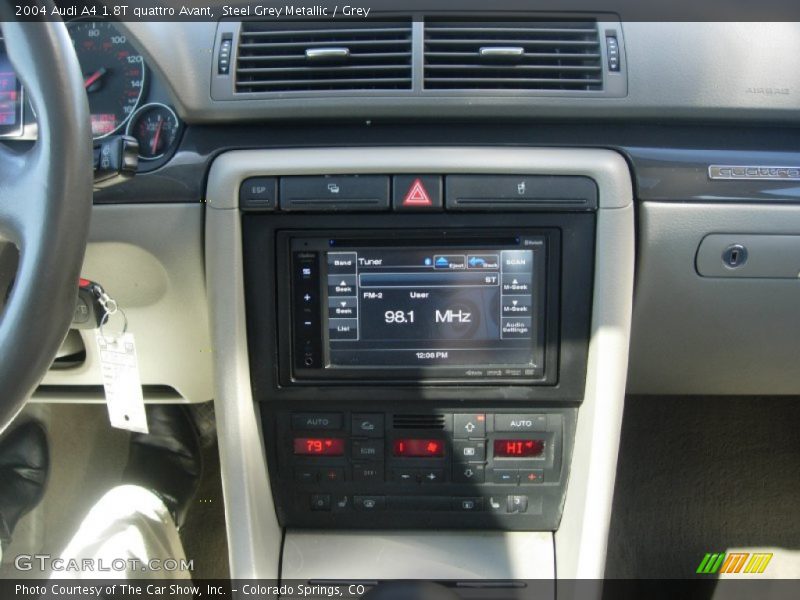 Steel Grey Metallic / Grey 2004 Audi A4 1.8T quattro Avant