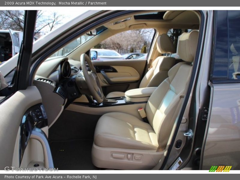Mocha Metallic / Parchment 2009 Acura MDX Technology