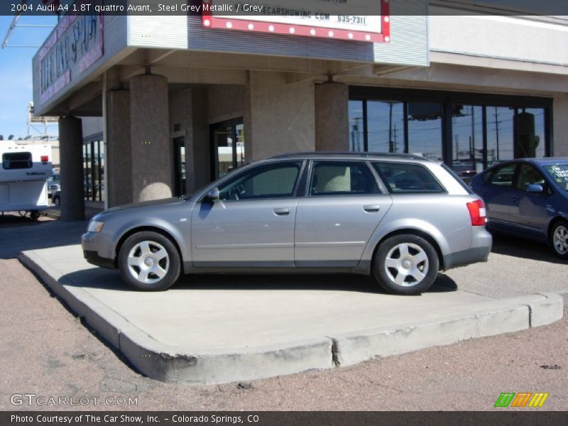 Steel Grey Metallic / Grey 2004 Audi A4 1.8T quattro Avant