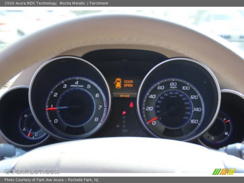 Mocha Metallic / Parchment 2009 Acura MDX Technology