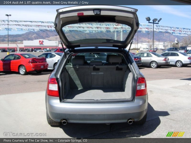 Steel Grey Metallic / Grey 2004 Audi A4 1.8T quattro Avant