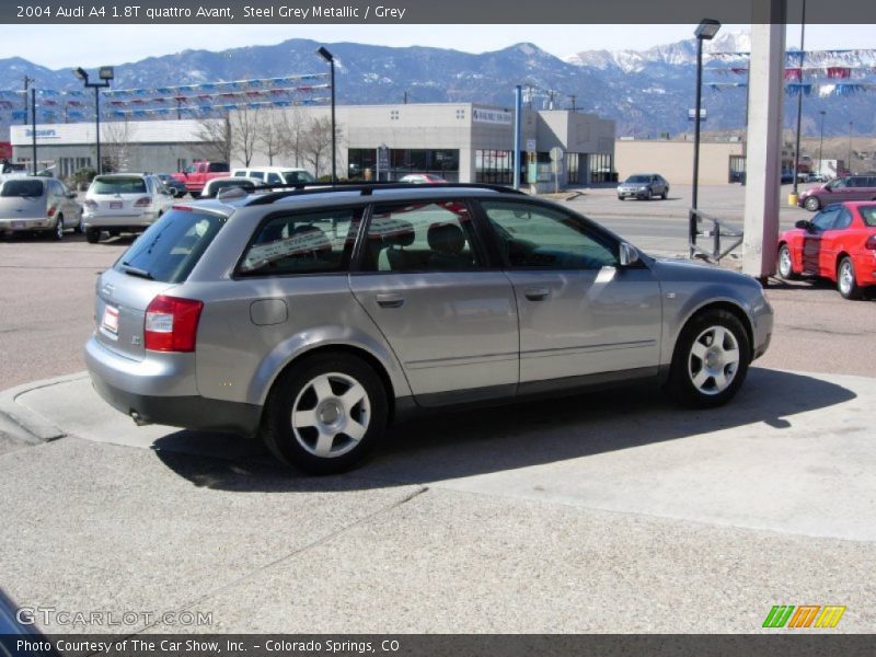 Steel Grey Metallic / Grey 2004 Audi A4 1.8T quattro Avant