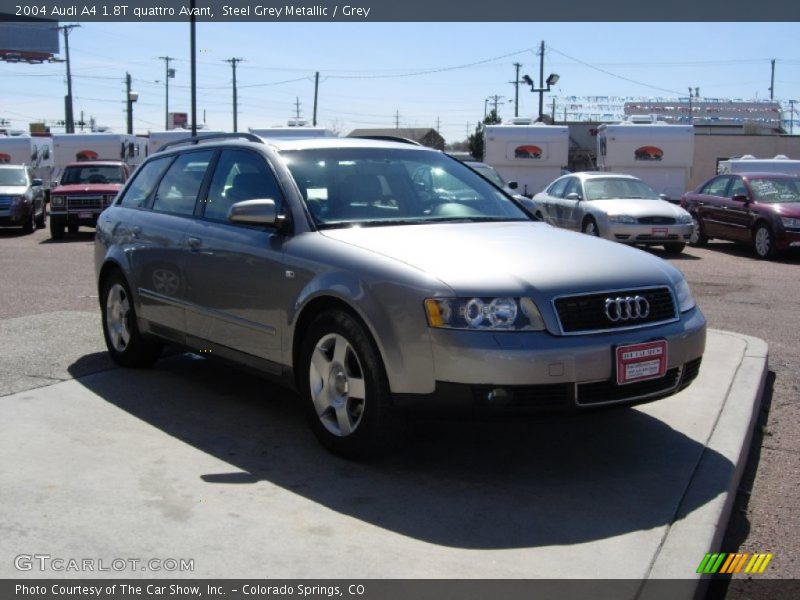 Steel Grey Metallic / Grey 2004 Audi A4 1.8T quattro Avant