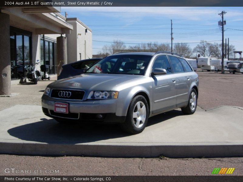Steel Grey Metallic / Grey 2004 Audi A4 1.8T quattro Avant