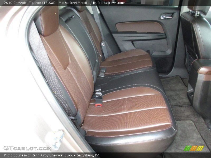 Mocha Steel Metallic / Jet Black/Brownstone 2010 Chevrolet Equinox LTZ AWD