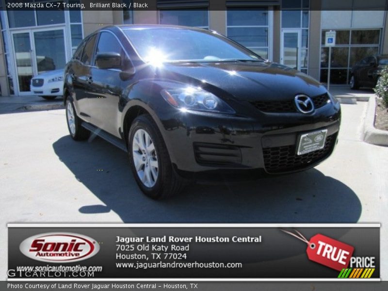 Brilliant Black / Black 2008 Mazda CX-7 Touring