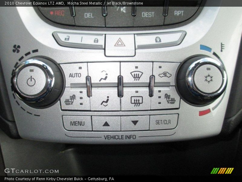 Mocha Steel Metallic / Jet Black/Brownstone 2010 Chevrolet Equinox LTZ AWD
