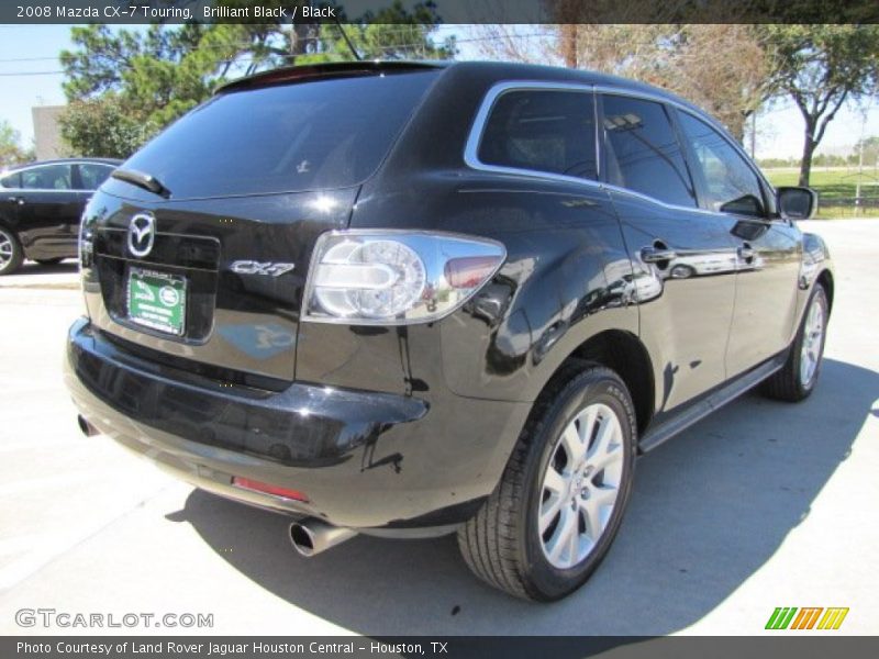 Brilliant Black / Black 2008 Mazda CX-7 Touring
