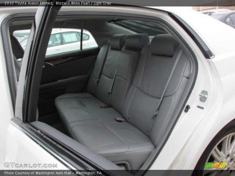 Rear Seat of 2010 Avalon Limited
