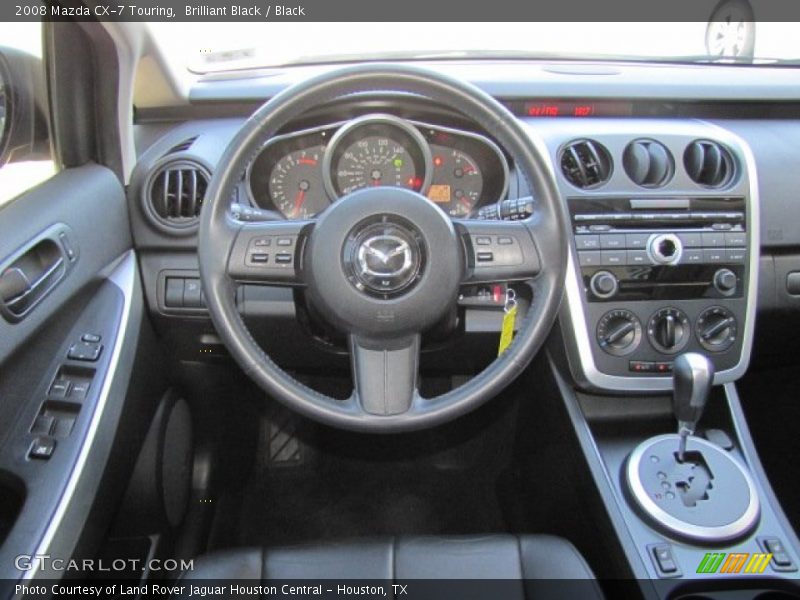 Brilliant Black / Black 2008 Mazda CX-7 Touring
