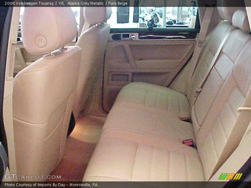 Alaska Grey Metallic / Pure Beige 2008 Volkswagen Touareg 2 V8