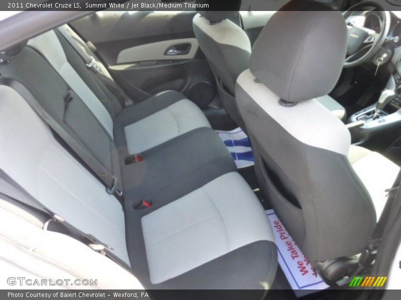 Summit White / Jet Black/Medium Titanium 2011 Chevrolet Cruze LS