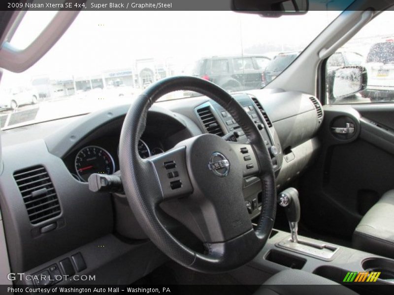 Super Black / Graphite/Steel 2009 Nissan Xterra SE 4x4